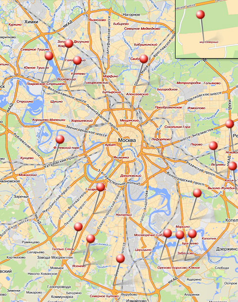 Перехватывающая парковка и социальная карта москвича